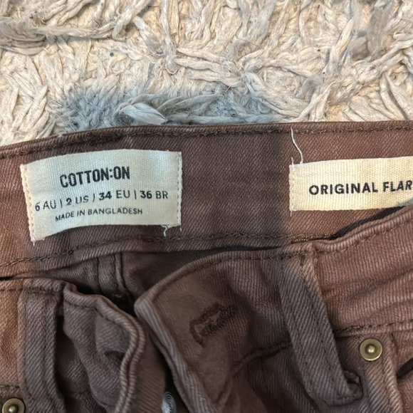 original flare jeans from cotton on. Size 2 in US. - Picture 5 of 6